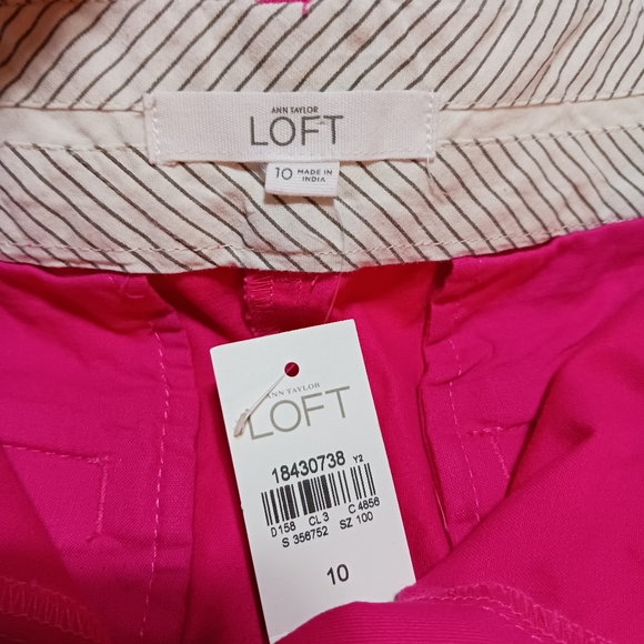 Ann Taylor Loft Size 10 Womens Shorts Chino The Riviera Short Casual Mid… - Picture 3 of 8